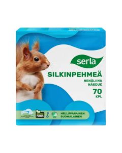 Serla Silkinpehmeä nenäliina 3-krs 70kpl