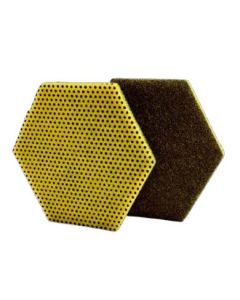 3m Scotch-Brite™ 96HEX hankauslevy 147x127mm keltainen/vihreä 2-puolinen