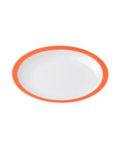 Lubiana Candy lautanen 24cm koralli raita 12kpl