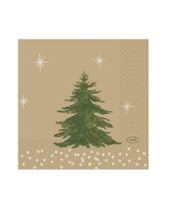 Duni Tissue lautasliina Humble trees 24x24cm 1/4 3-krs 50kpl