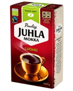 Juhla Mokka reilun kaupan luomu kahvi 400g HJ