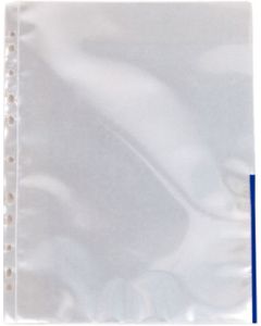 Signaalitasku Plus A4 PP 120my sininen 100kpl