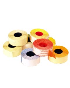 Hinnoitteluetiketti 26x12mm valkoinen 1-rivi 1500kpl Permanent 3 liima