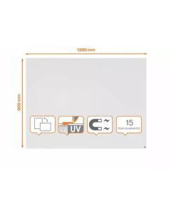 Nobo infinity valkotaulu 1200 x 900mm moduuli