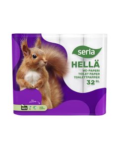 Serla Hellä WC-paperi 3-krs valkoinen 18,75m/32rll
