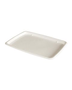 Duni Essential tarjotin/lautanen bagassi valkoinen 285x203x15mm 180kpl