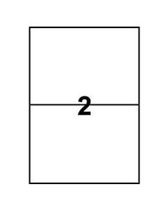 Multi3 tulostustarra 2-jakoinen 210x148mm 100ark