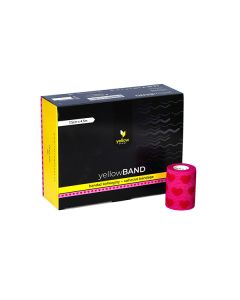 Tukisidos ei-steriili 7,5cm x 4,5m pinkit sydämet 12kpl
