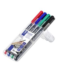 STAEDTLER® Permanent merkkauskynä 4 väriä M/1,0mm