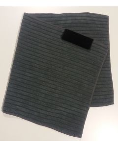 Lattiapyyhe mikrokuitua + nauhat 60x32cm harmaa