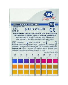 pH-indikaattoriliuska 2,0-9,0 100kpl