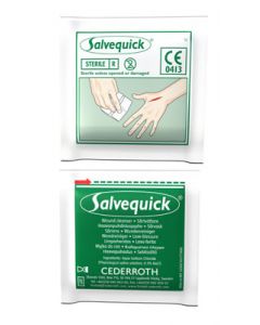 Salvequick haavapyyhe steriili (0,9% NaCl) 1000kpl