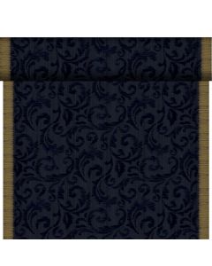 Bio Dunicel® poikkiliina Rich Damast Black 0,4x24m