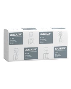 Katrin Plus Käsipyyhe One Stop, Z-taitto M 2-krs valkoinen 3024ark