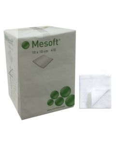 Mesoft® kuitukangastaitos 10 x 10cm 100 kpl epästeriili