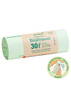BIOMAT® biojätepussi 30L 500x500x0,016 20kpl