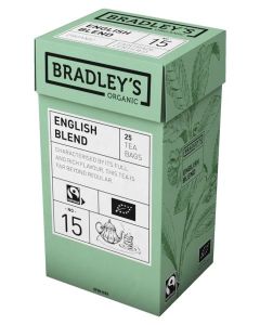 Bradley's English Blend musta luomu tee 4x25pss