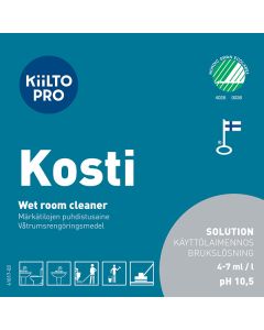 Kiilto Pro käyttölaimennusetiketti Kosti 100kpl/rll