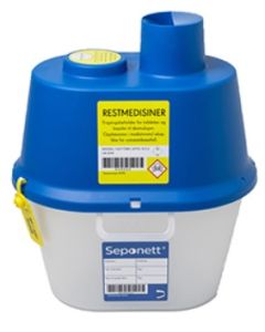Seponett SP-1 lääkejäteastia tableteille