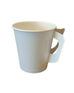 Kartonkikuppi korvalla valkoinen 180ml 1000kpl