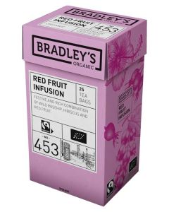 Bradley's Red FruitInfusion luomu hedelmähauduke tee 4x25pss