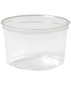 Duni ecoecho® ateriarasia Crystal Deli rPET 116x116x75mm 500ml 35kpl