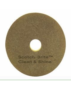 Laikka 3M Scotch-Brite Clean&Shine ruskea 18"/460mm 2-puoleinen