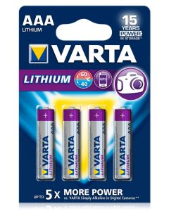 Varta Lithium AAA paristo 1,5V 4kpl