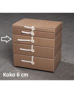 Arkistolaatikko A4 VP1 6cm nappi/nauha arkistokelpoinen 50kpl