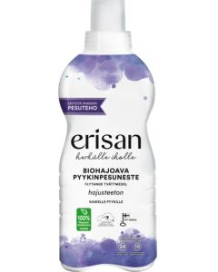 Erisan Biohajoava pyykinpesuneste hajusteeton 850ml