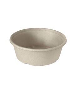 Duni Classic bagassikulho pyöreä ruskea 600ml PBAT/PLA-pinnoite Ø 154x56mm 480kpl