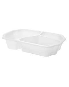 Duniform® ecoecho® take away -rasia 3-osainen biomuovi 250 x 159 x 48 mm 550/350/200 ml 246kpl