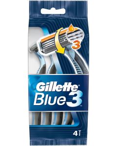 Gillette Blue 3 Partahöylä 4kpl