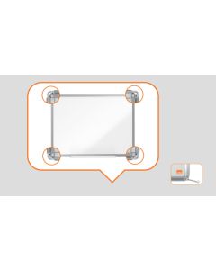 NOBO Premium Plus valkotaulu 60x45cm emali
