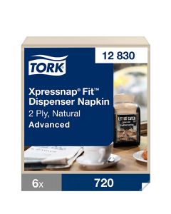 Tork N14 Xpressnap Fit® Natural annostelijaliina 2-krs 720kpl