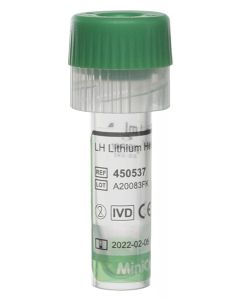 MiniCollect® Li-hepariiniputki 1ml kauhalla 50kpl