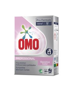 Omo Professional Sensitive Color hajustamaton pyykinpesujauhe 3kg