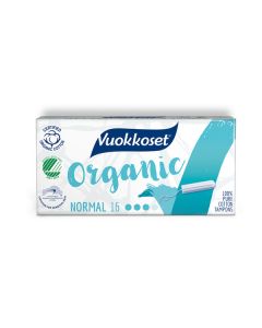 Vuokkoset® Organic Normal tamponi 16kpl