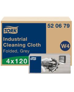 Tork Premium W4 monikäyttöliina 1-krs harmaa 480ark