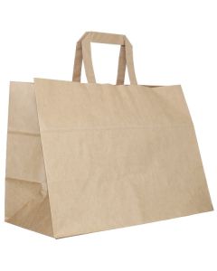 Take away paperikassi ruskea 350x170x270mm 200kpl