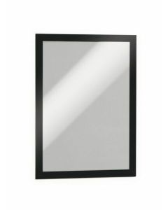Duraframe® Infotasku A4 liimapinta musta 2kpl