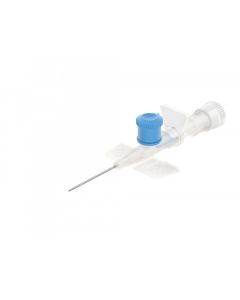 CLiP Ported perifeerinen IV-turvakanyyli (PUR) 22G 0,8x25mm sininen 38ml/min 50kpl