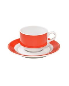 Lubiana Candy kahvikuppipari 1,5dl pinottava koralli 12kpl