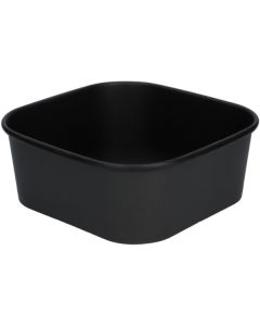 Take away rasia kartonki/PP musta 1100ml 65x166x166mm 300kpl