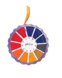 pH-indikaattorirulla 1-14, koko 7mm/5m