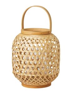 Area kynttilälyhty bambu ruskea 255x240mm
