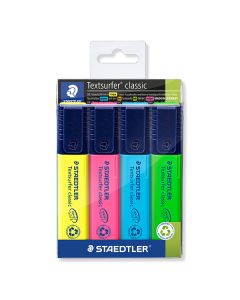 STAEDTLER® korostuskynä viisto kärki 1-5mm  4 väriä