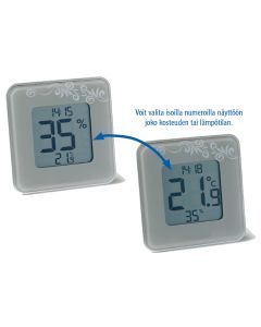 Lämpö-/kosteusmittari digitaalinen