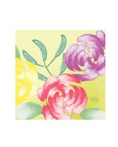 Duni Tissue lautasliina Soft Tropics 24x24cm 1/4 3-krs 50kpl