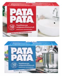 PataPata Keittiön Tehopuhdistaja Saippuavilla 10kpl